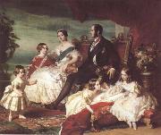 Franz Xaver Winterhalter The Family of Queen Victoria (mk25) oil painting artist